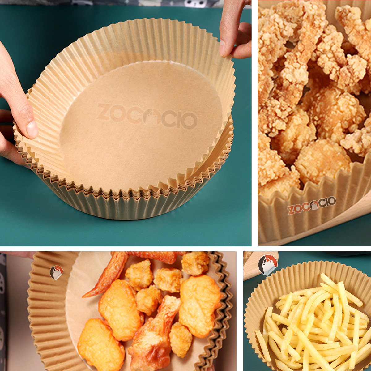 Miniatura 4 de Bandejas De Papel Desechable Antiadheren